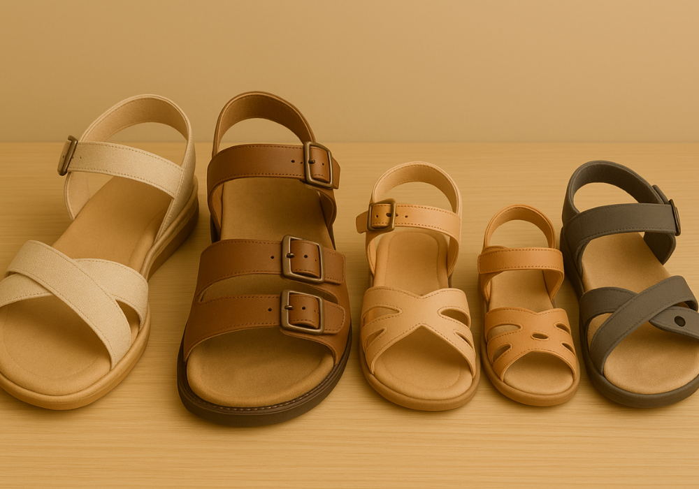 sandalias cómodas para verano